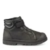 Bottines Fourré NOIR Garçon Motif Uni Scratch