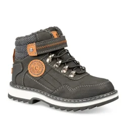 Bottines Fourré NOIR Garçon Motif Uni Scratch