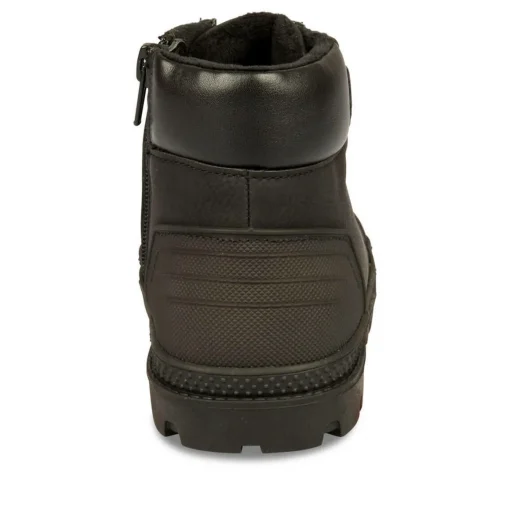 Bottines Fourré NOIR Garçon Lacets