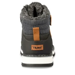 Bottines Fourré NOIR Garçon Motif Uni Scratch