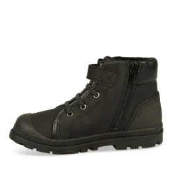 Bottines Fourré NOIR Garçon Lacets