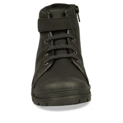 Bottines Fourré NOIR Garçon Lacets