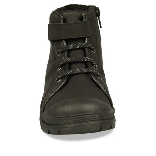 Bottines Fourré NOIR Garçon Lacets