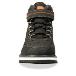 Bottines Fourré NOIR Garçon Motif Uni Scratch