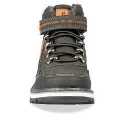 Bottines Fourré NOIR Garçon Motif Uni Scratch
