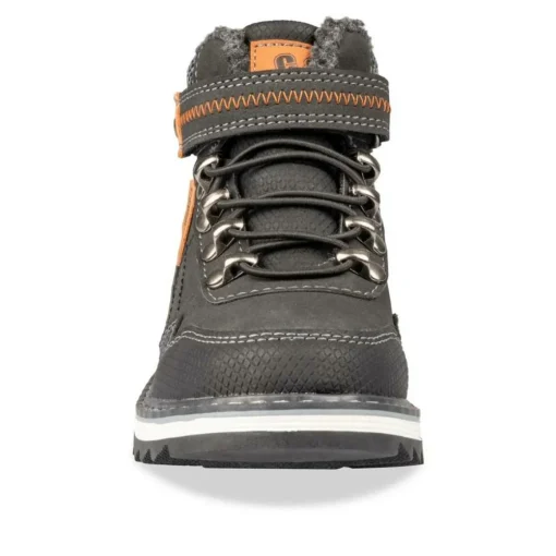 Bottines Fourré NOIR Garçon Motif Uni Scratch