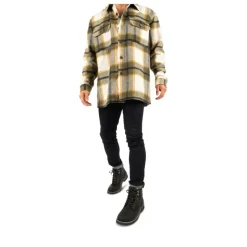 Bottines Fourré NOIR Homme Motif Uni Lacets
