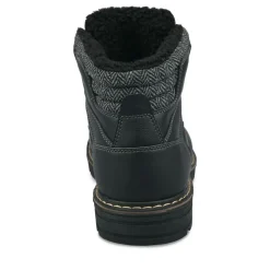 Bottines Fourré NOIR Homme Lacets