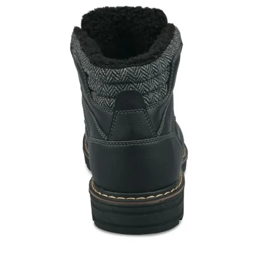 Bottines Fourré NOIR Homme Lacets