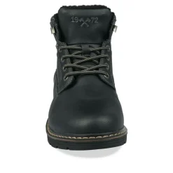 Bottines Fourré NOIR Homme Lacets