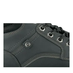 Bottines Fourré NOIR Homme Motif Uni Lacets