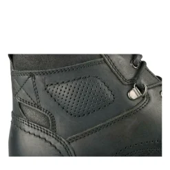Bottines Fourré NOIR Homme CUIR Motif Uni Lacets