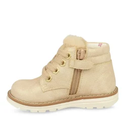 Bottines Fourré OR Fille Lacets