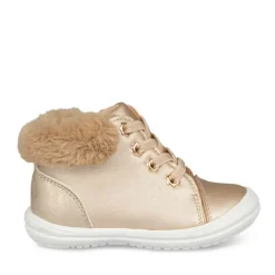 Bottines Fourré OR Fille Motif Uni Fermeture éclair