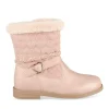 Bottines Fourré ROSE Fille Motif Uni Fermeture éclair