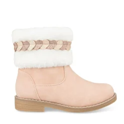 Bottines Fourré ROSE Fille Fermeture éclair