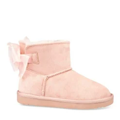 Bottines Fourré ROSE Fille Motif Uni A Enfiler