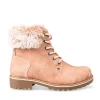 Bottines Fourré ROSE Fille Lacets