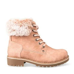 Bottines Fourré ROSE Fille Lacets