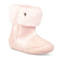 Bottines Fourré ROSE Fille Motif Uni Scratch