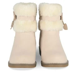 Bottines Fourré ROSE Fille Motif Etoiles Fermeture éclair