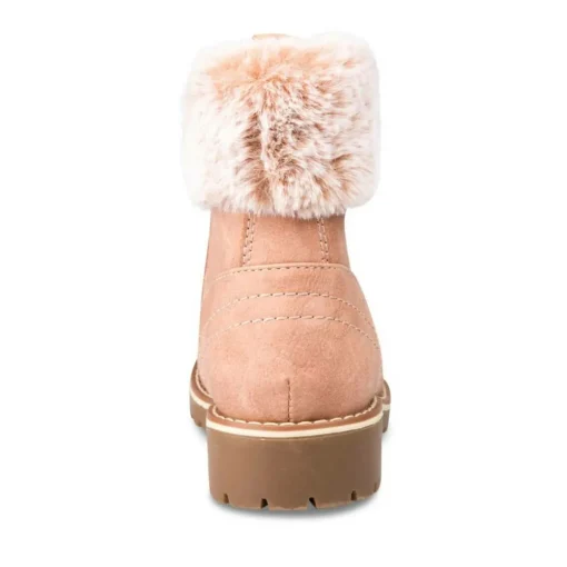 Bottines Fourré ROSE Fille Lacets