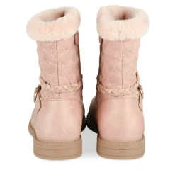 Bottines Fourré ROSE Fille Motif Uni Fermeture éclair