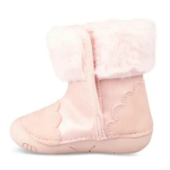 Bottines Fourré ROSE Fille Motif Uni Scratch