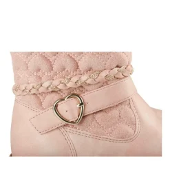 Bottines Fourré ROSE Fille Motif Uni Fermeture éclair