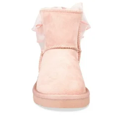 Bottines Fourré ROSE Fille Motif Uni A Enfiler