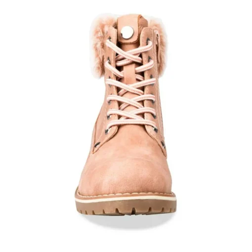 Bottines Fourré ROSE Fille Lacets