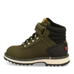 Bottines Fourré VERT Garçon Scratch