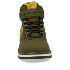 Bottines Fourré VERT Garçon Scratch