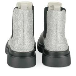 Bottines GRIS Fille Motif Paillettes A Enfiler