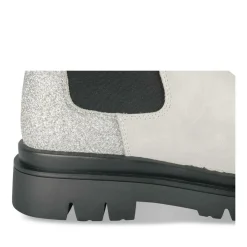 Bottines GRIS Fille Motif Paillettes A Enfiler