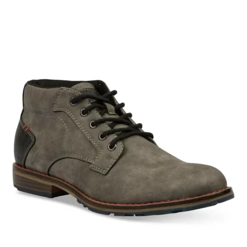 Bottines GRIS Homme Lacets