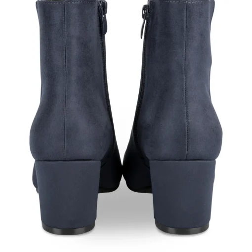 Bottines MARINE Femme Motif Uni Fermeture éclair