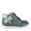 Bottines MARINE Fille Motif Paillettes Lacets