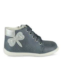 Bottines MARINE Fille Motif Paillettes Lacets