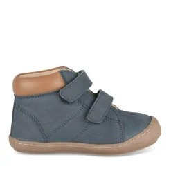 Bottines MARINE Garçon CUIR Motif Uni Scratch