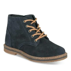 Bottines MARINE Garçon CUIR Motif Uni Lacets