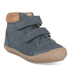 Bottines MARINE Garçon CUIR Motif Uni Scratch