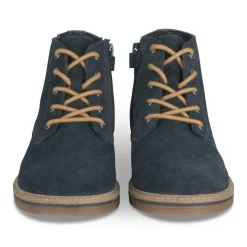 Bottines MARINE Garçon CUIR Motif Uni Lacets
