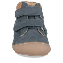 Bottines MARINE Garçon CUIR Motif Uni Scratch