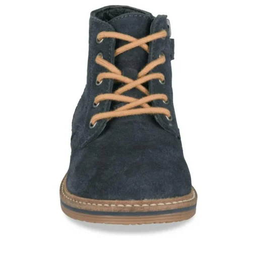 Bottines MARINE Garçon CUIR Motif Uni Lacets