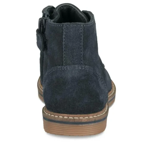 Bottines MARINE Garçon CUIR Motif Uni Lacets