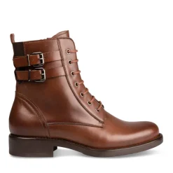 Bottines MARRON Femme CUIR Fermeture éclair
