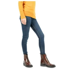 Bottines MARRON Femme CUIR Fermeture éclair