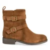 Bottines MARRON Femme Motif Uni Fermeture éclair