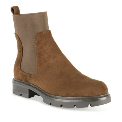 Bottines MARRON Femme Motif Uni A Enfiler
